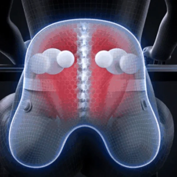 Lumbar massage instrument T5 Back cervical hot compress car nap whole body massage cushion - Image 4