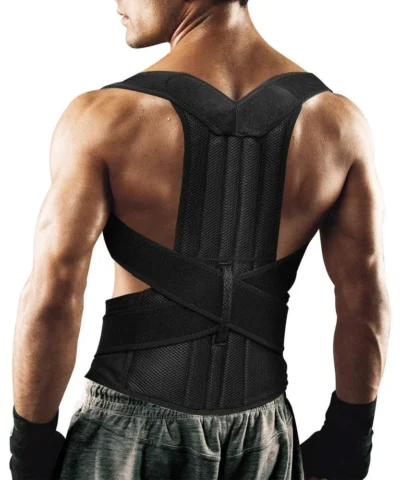 Back Brace Posture Corrector Belt for Women & Men Back Lumbar Support, Adjustable Shoulder Posture Support for Improve Scoliosis