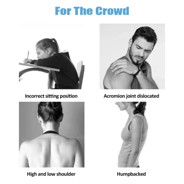 Smart Correction Belt Sensor Orthosis Invisible Reminder Adult & Child Sitting Posture Hunchback Back Smart Posture Corrector - Image 6