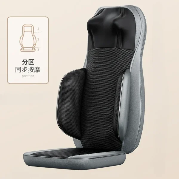 Massager. Shoulder. Cervical. Lumbar. Back. Full body. Automatic. Multifunctional cushion. Home. Kneading chair massager. - Image 5