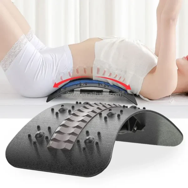 Household Lumbar Spine Correction Stretch Relax Lower Upper Waist Pain Relief Back Massage - Image 6