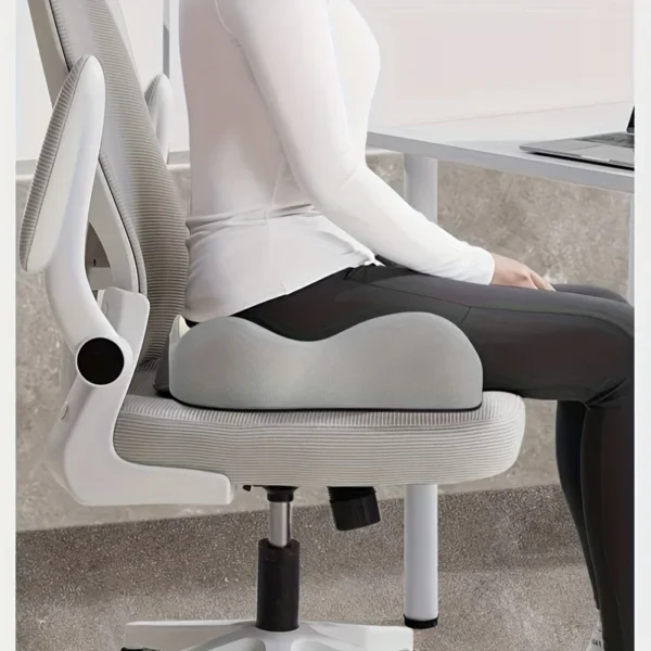 ​​【Ergonomic Office Seat Cushion】3-Zone Memory Foam Lumbar Support Pillow Breathable Posture Corrector for Car Office Wheelchair - Image 6