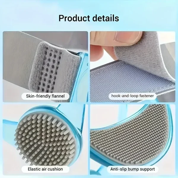 1pc adjustable neck brace, PP material, cervical support, anti-sagging straps with elastic pads, improve posture - Image 4