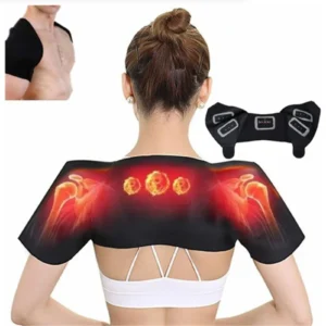 Tourmaline Self-Heating Shoulder Support Brace Magnetic Therapy Support Brace Infrared Massager for Men Women