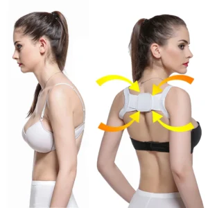 Men Women Adjustable Back Posture Corrector Neck Brace Training Equipment Home Office Postura Shoulder Support Correction Belt